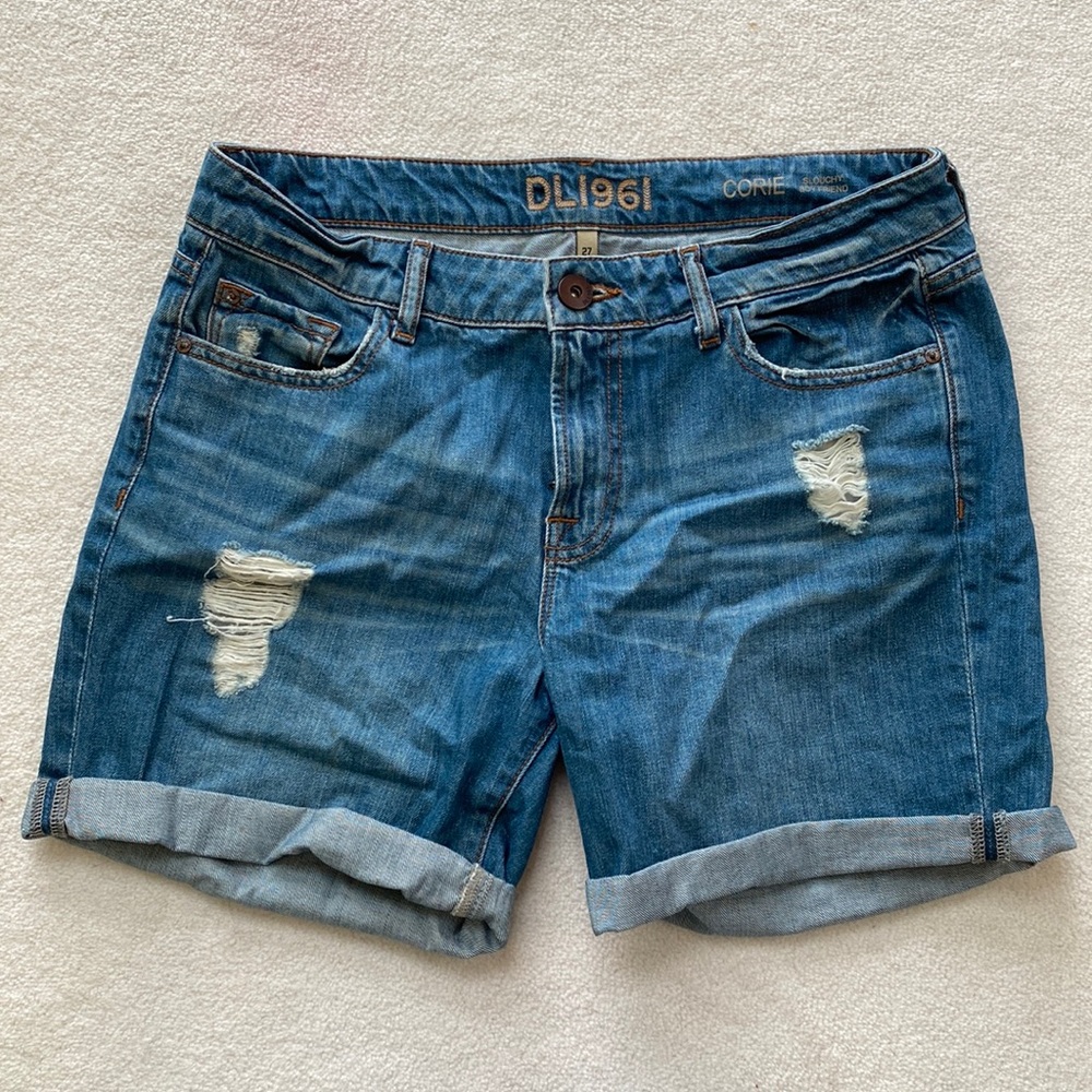 Like New Dl1961 Corie Slouchy Boyfriend Jean Shorts